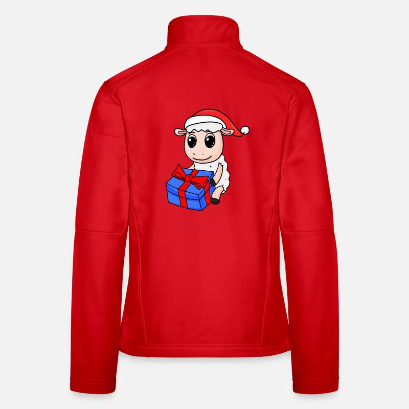 Sheep Christmas Women's Softshell Jacket
