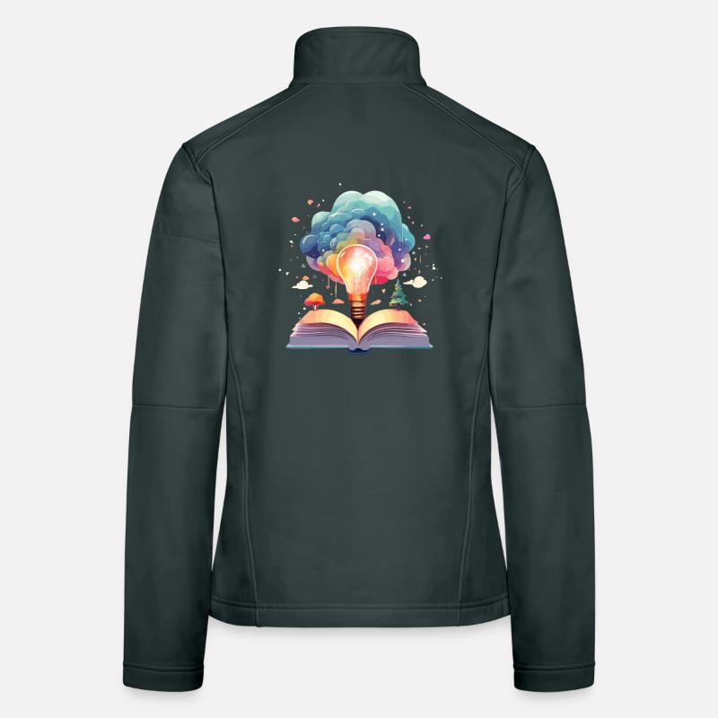 Enchanting Books Worlds Women's Softshell Jacket
