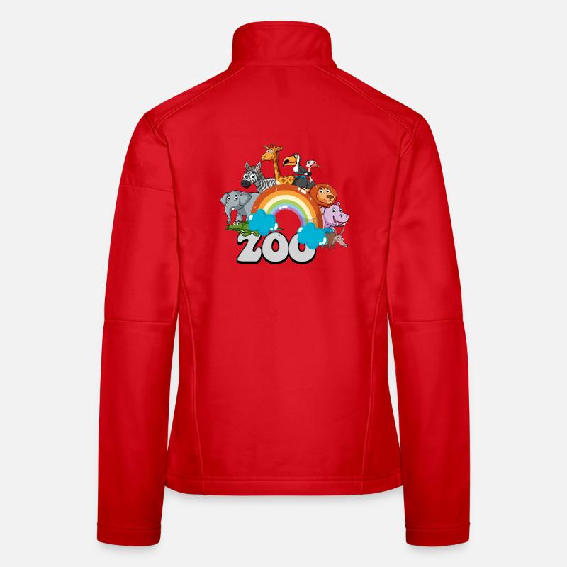 Rainbow Zoo Parade Women's Softshell Jacket
