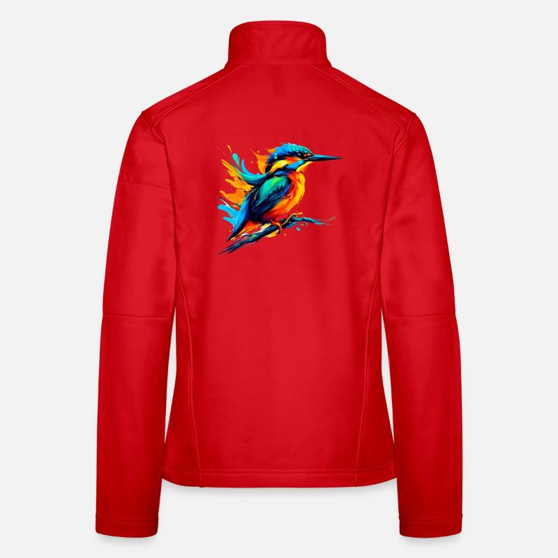 Eisvogel Frauen Softshelljacke