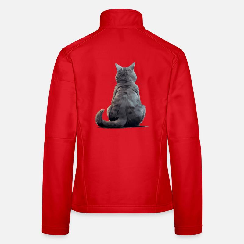 Chartreux Katze Frauen Softshelljacke