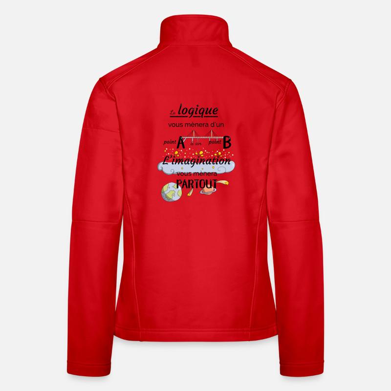 Citation imagination Veste en tissu softshell Femme