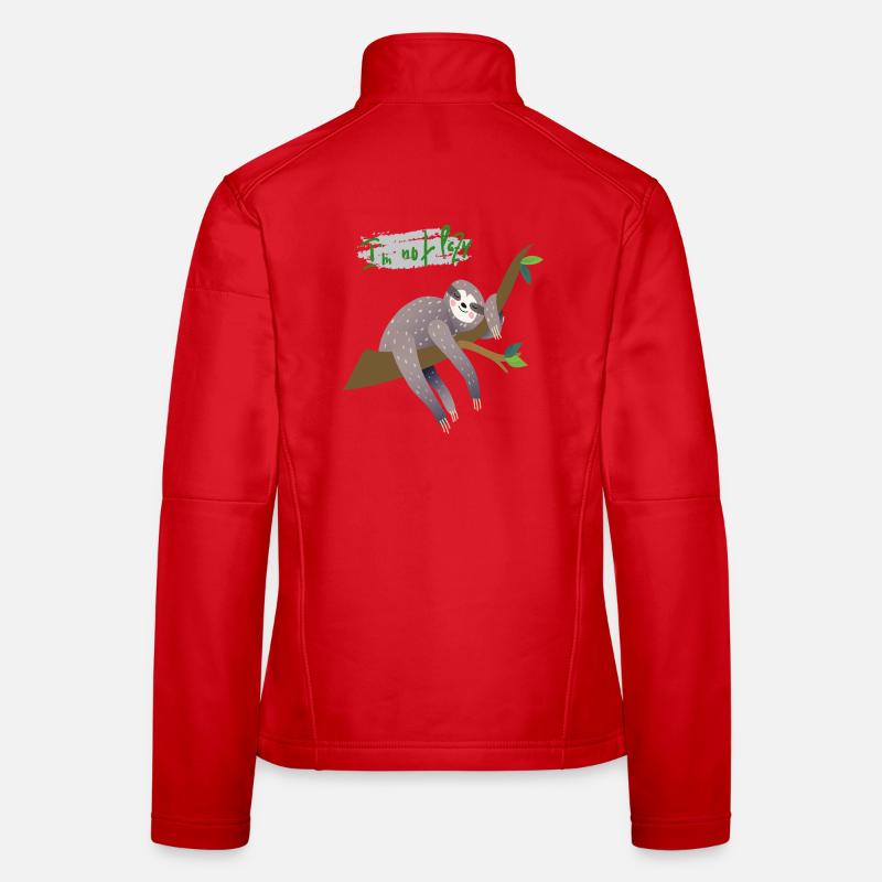 Sloth i'm not lazy Women's Softshell Jacket