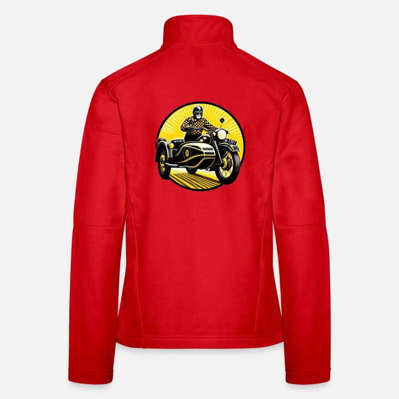 Gespannfahrer in der Sonne - Frauen Softshelljacke - Rot