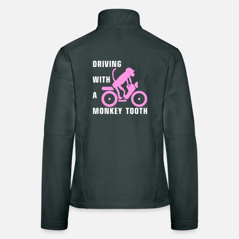 Driving with a monkey tooth - Affenzahn Frauen Softshelljacke