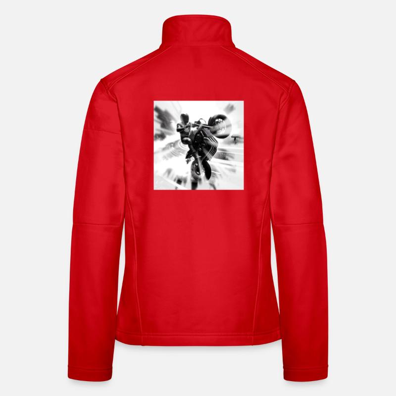 Der Biker ist willig Frauen Softshelljacke