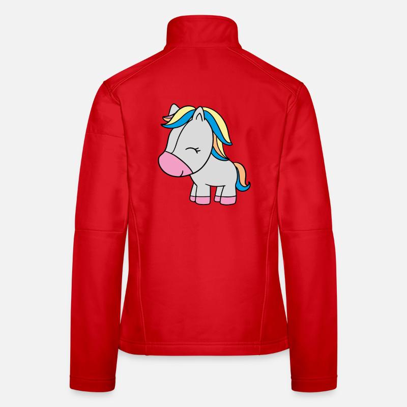 kleines Einhorn Frauen Softshelljacke