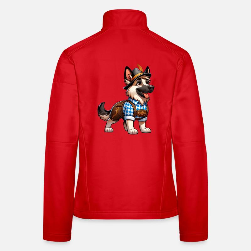 Bavarian Shepherd Dog Women's Softshell Jacket