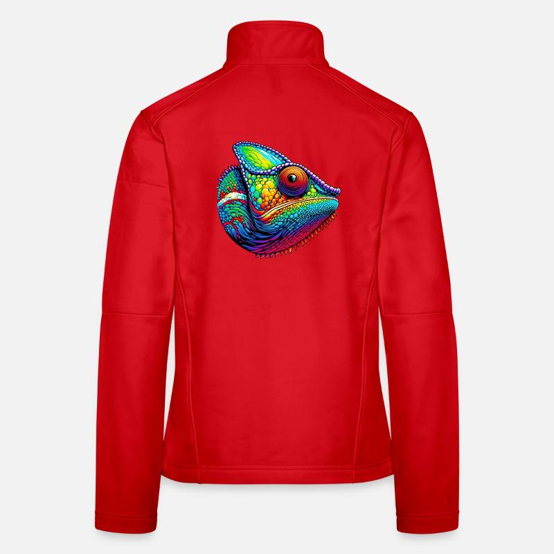 Caméléon Veste en tissu softshell Femme