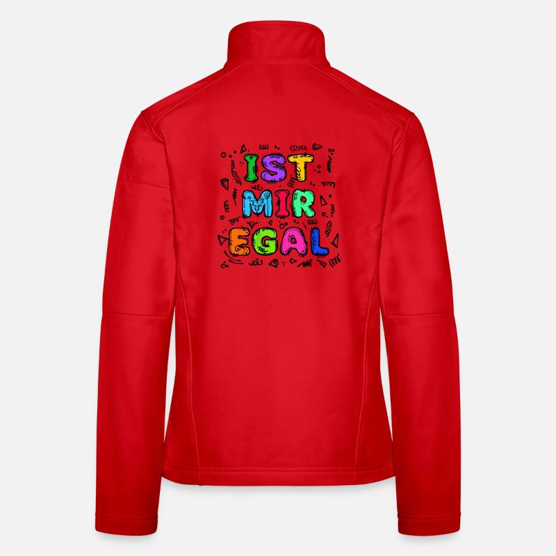 I don't care chill statement indifferent Women's Softshell Jacket