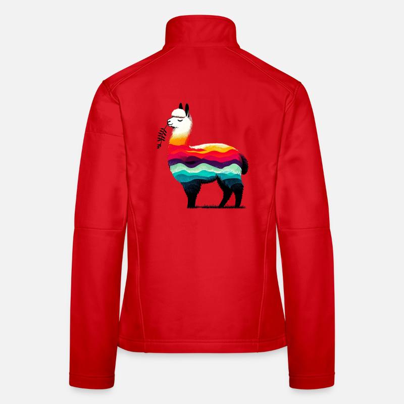 Alpaga Veste en tissu softshell Femme