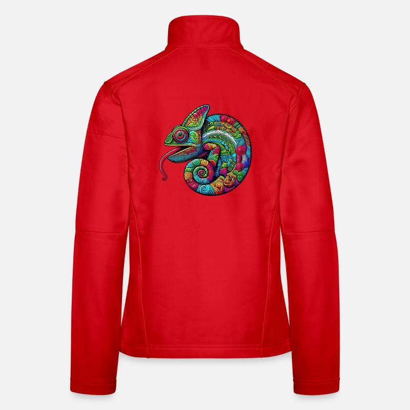 Chamäleon Frauen Softshelljacke