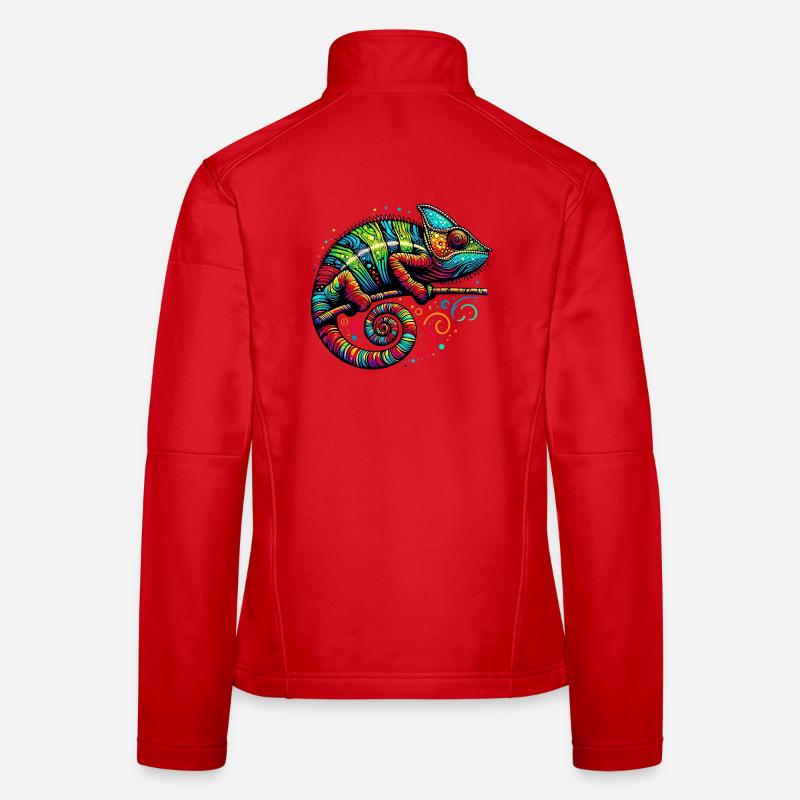 Chamäleon Frauen Softshelljacke