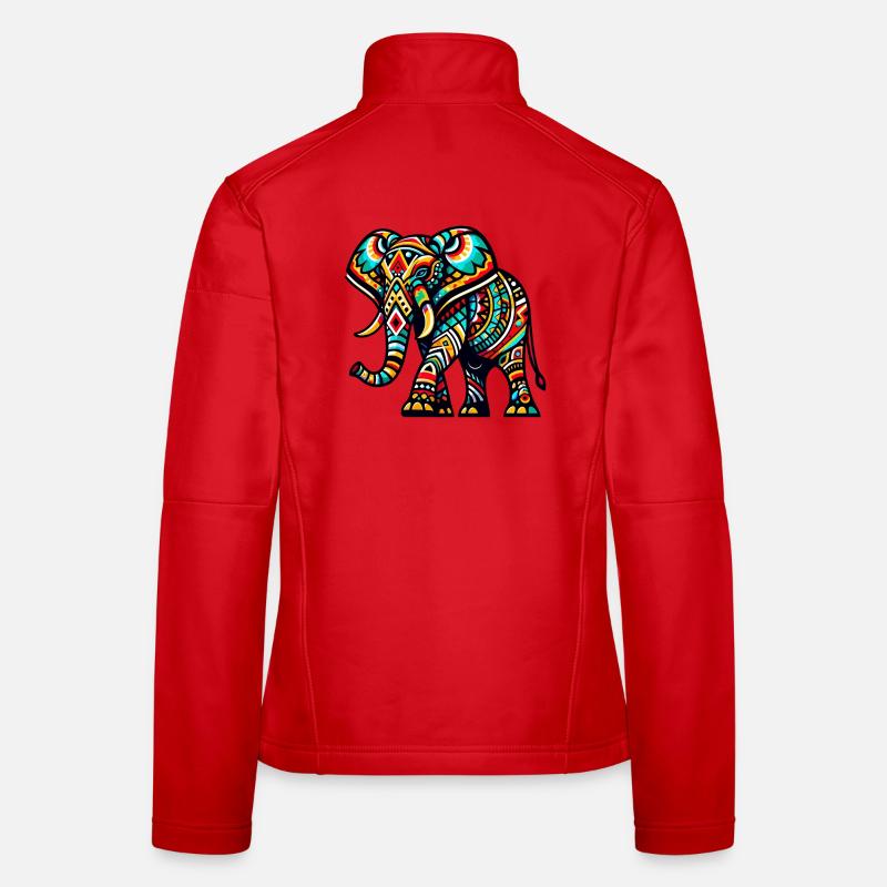 Éléphant Veste en tissu softshell Femme