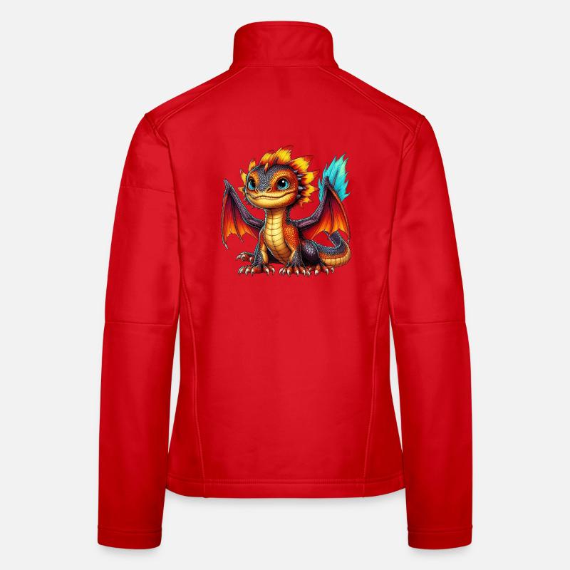Drache Frauen Softshelljacke