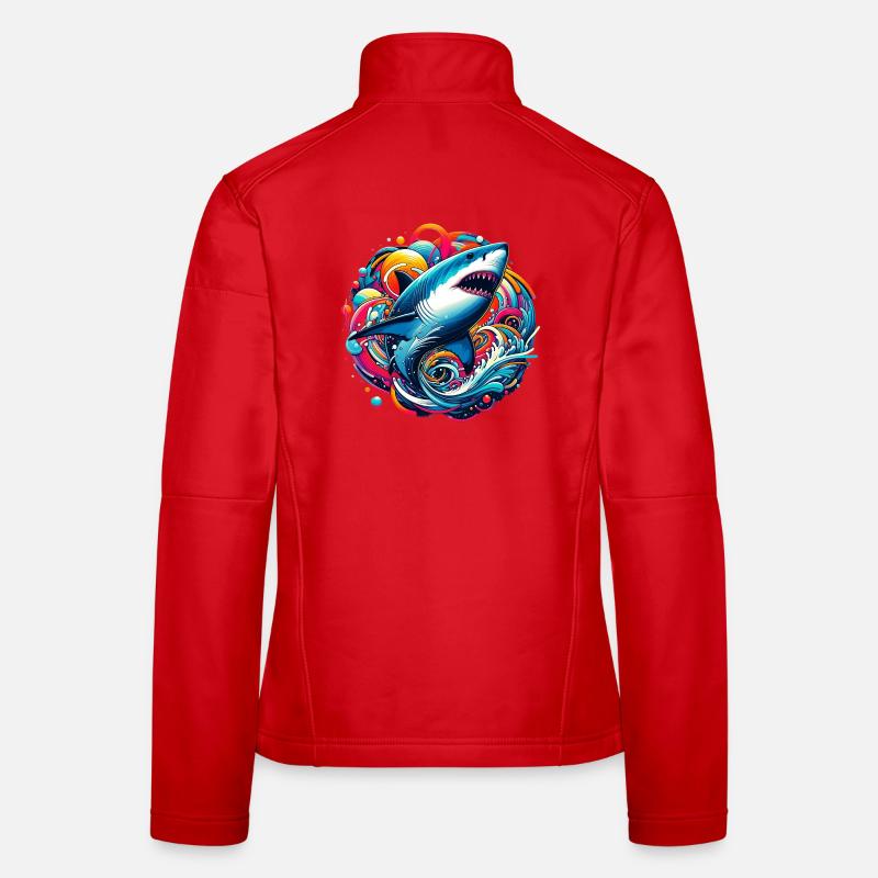 Requin Veste en tissu softshell Femme