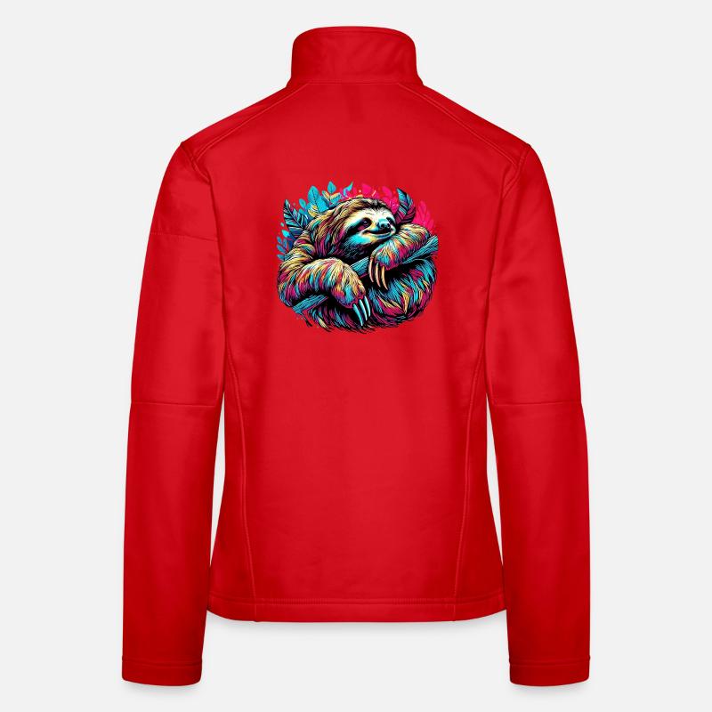 Faultier Frauen Softshelljacke