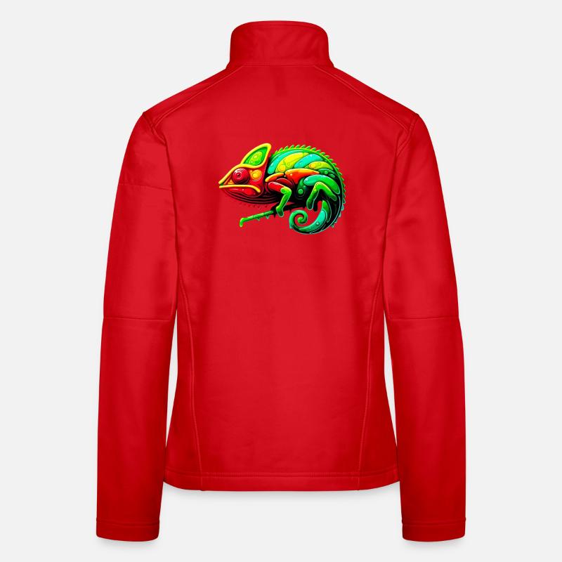 Caméléon Veste en tissu softshell Femme