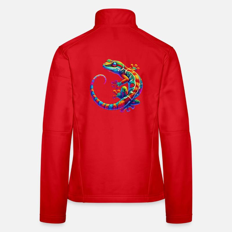Gecko Veste en tissu softshell Femme