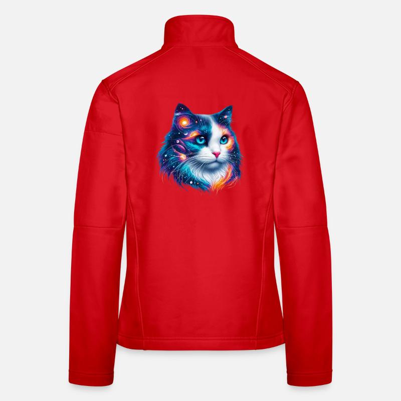 Chat Veste en tissu softshell Femme