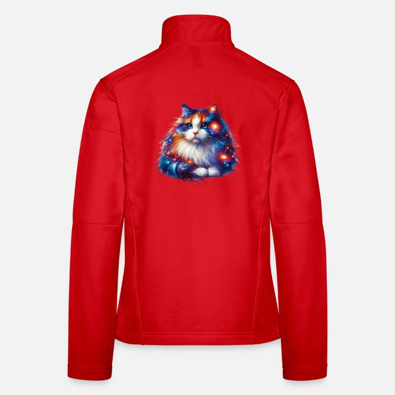 Chat Veste en tissu softshell Femme