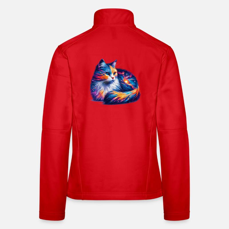 Chat Veste en tissu softshell Femme