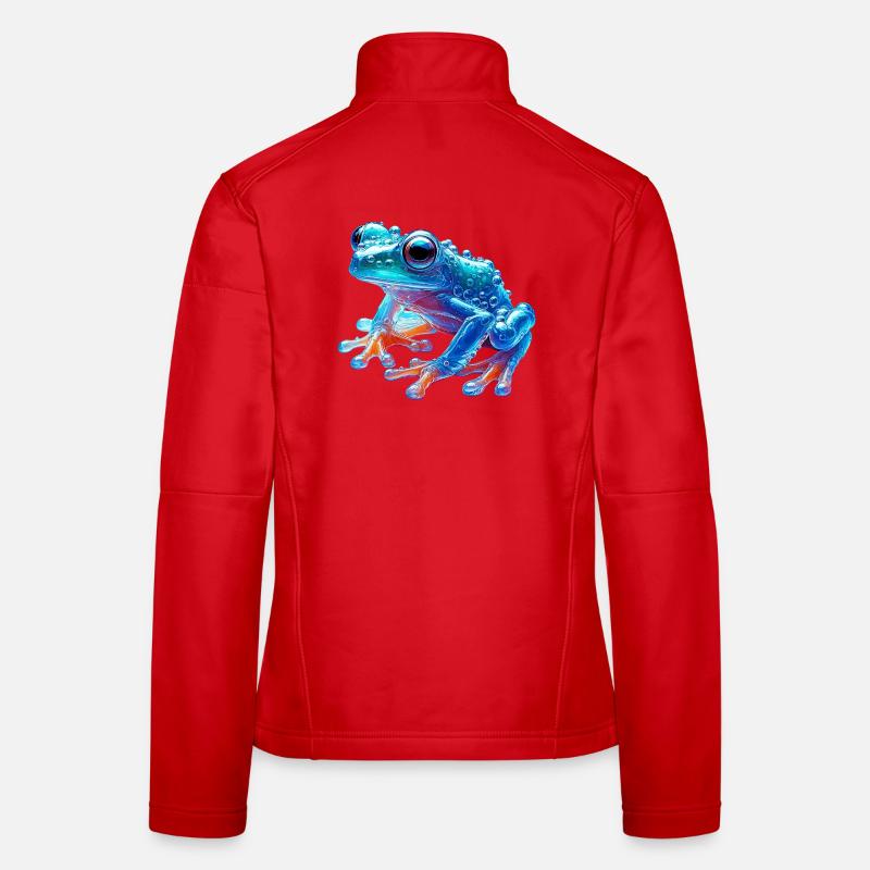 Grenouille Veste en tissu softshell Femme