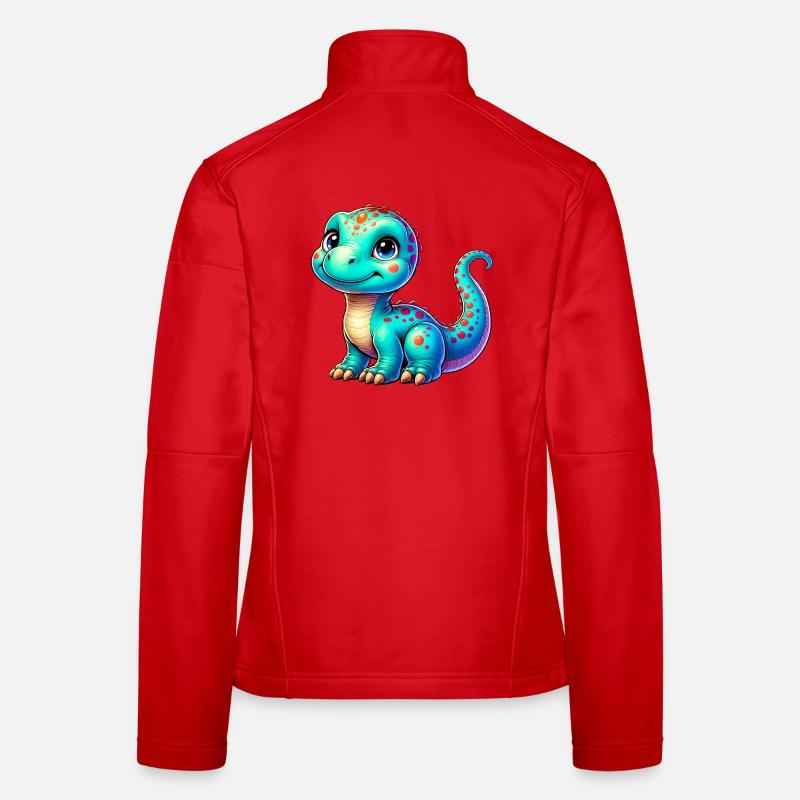 Dinosaure Veste en tissu softshell Femme