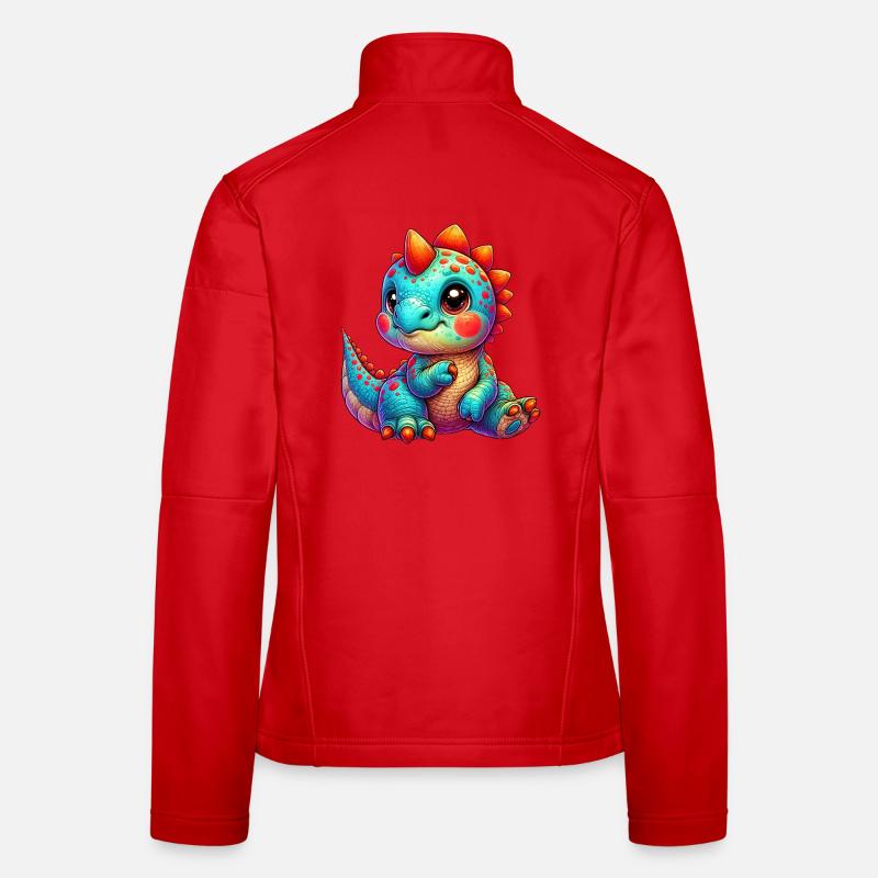Dinosaure Veste en tissu softshell Femme