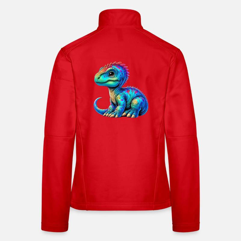 Dinosaure Veste en tissu softshell Femme