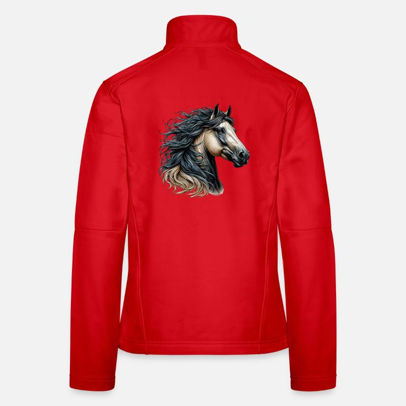 Horse Women's Softshell Jacket