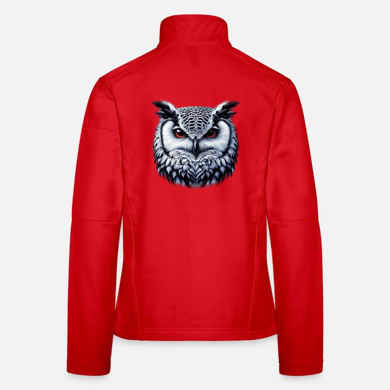 Hibou Veste en tissu softshell Femme