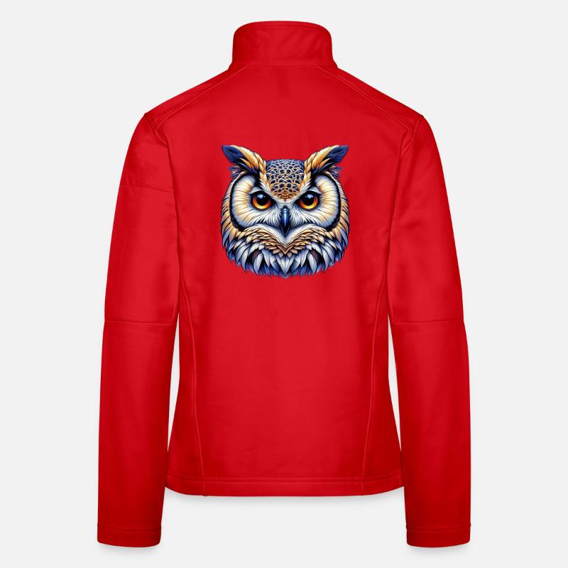 Hibou Veste en tissu softshell Femme