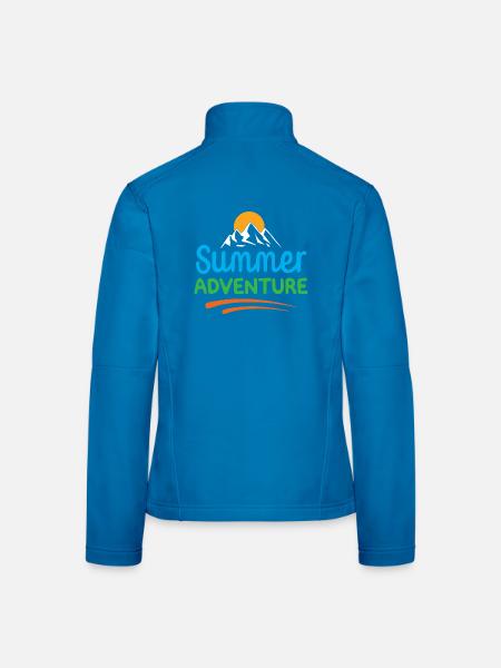 Summer Adventure - Women's Softshell Jacket - red - Back