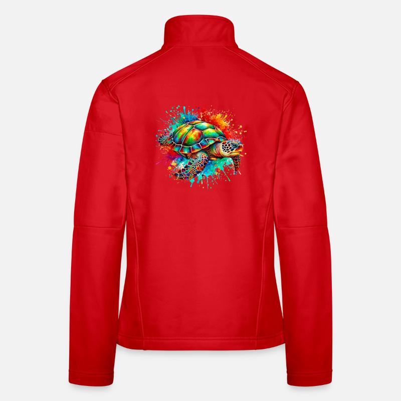 Schildkröte Frauen Softshelljacke