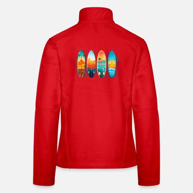 Planches Surf Veste en tissu softshell Femme
