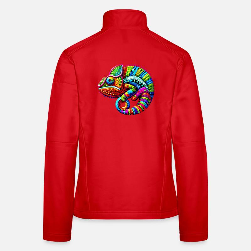 Chamäleon Frauen Softshelljacke