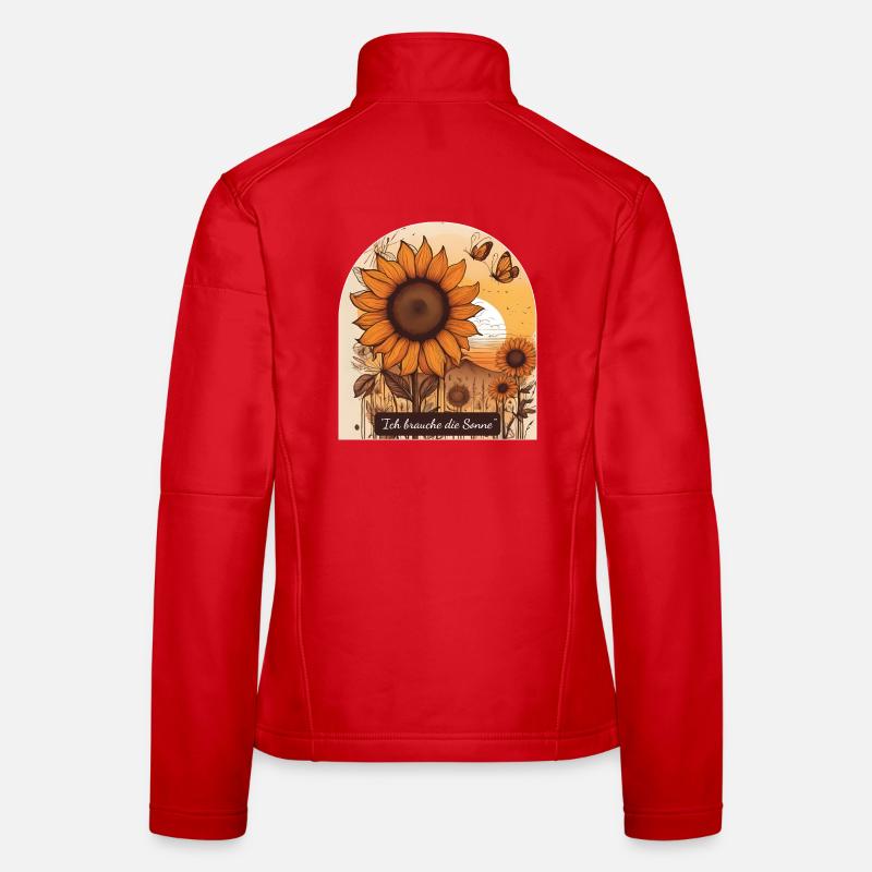 Du soleil pour l’âme Veste en tissu softshell Femme