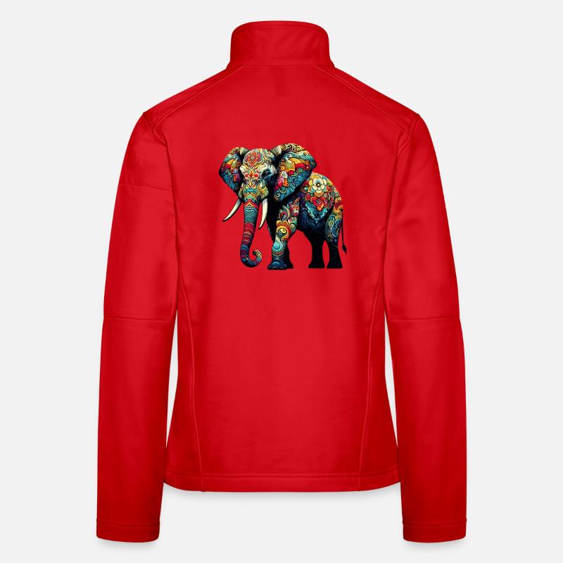 Elefant Frauen Softshelljacke