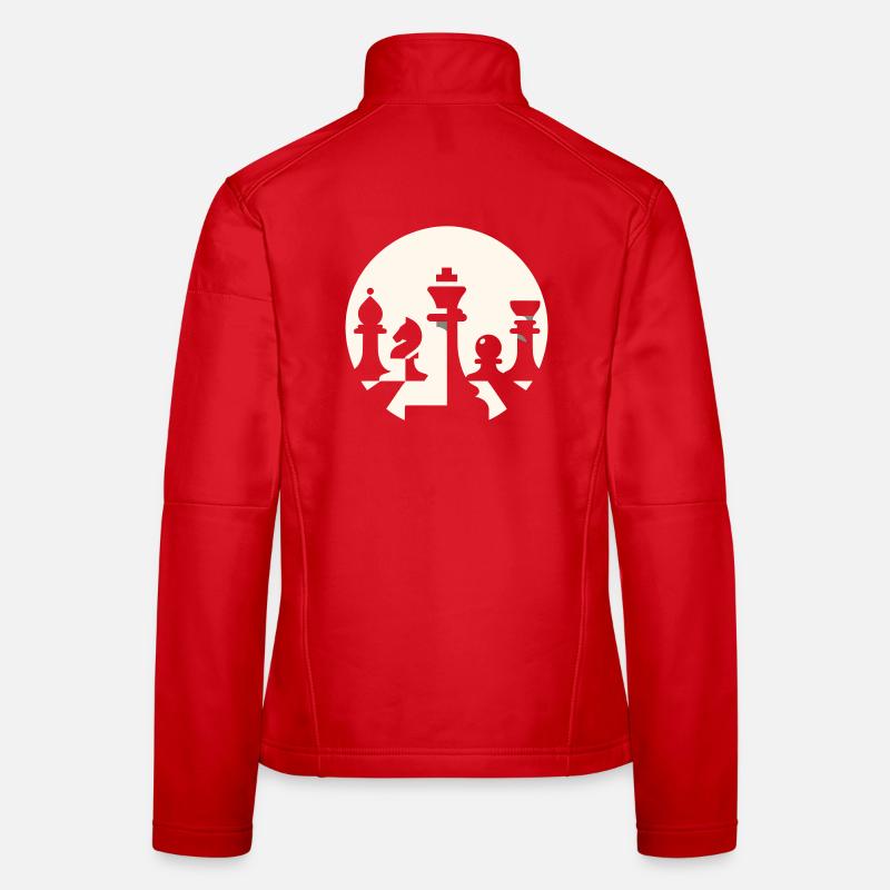 Chess Abstract Women's Softshell Jacket