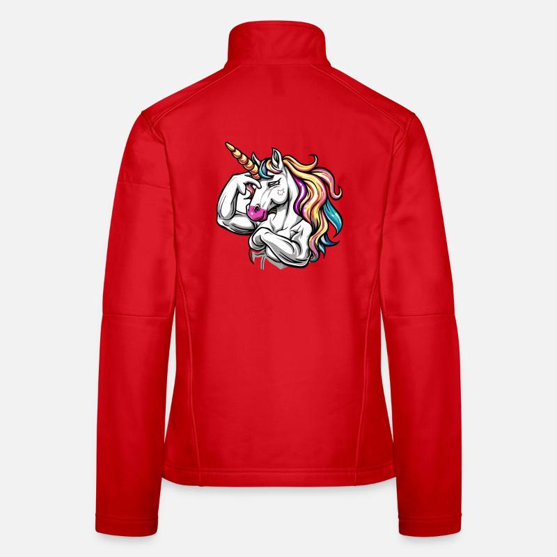 Einhorn Liebe Frauen Softshelljacke