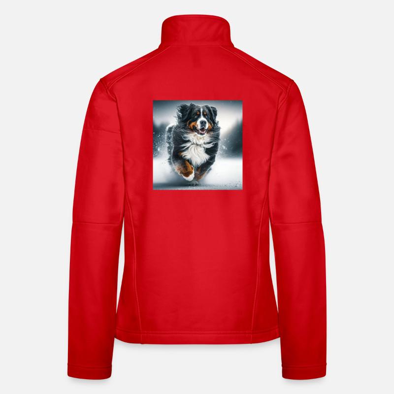 Berner Sennenhund Frauen Softshelljacke