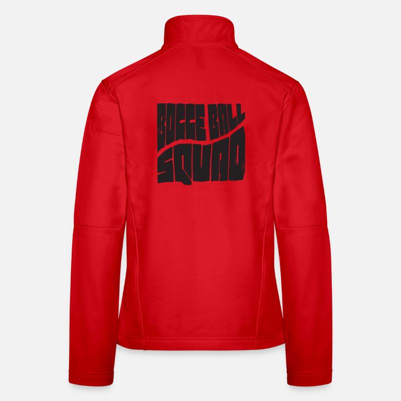 Bocce Ball Squad Outfit mit Jack Bocci Game Bocce Frauen Softshelljacke