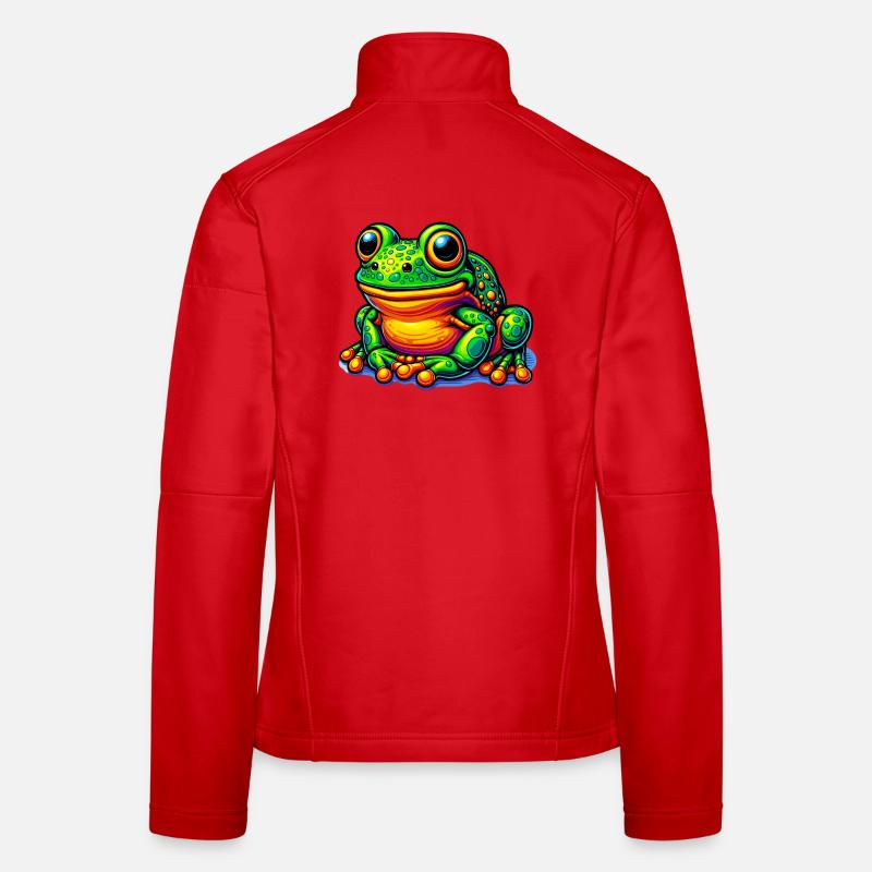 Grenouille Veste en tissu softshell Femme