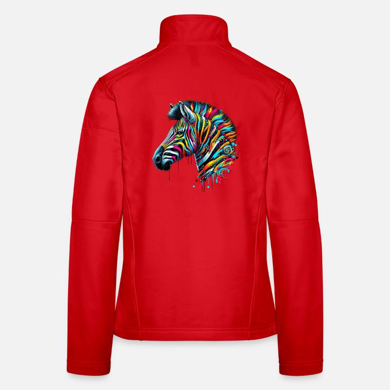 Zebra Frauen Softshelljacke