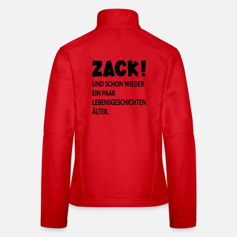 GEBURTSTAG - ÄLTER WERDEN Frauen Softshelljacke