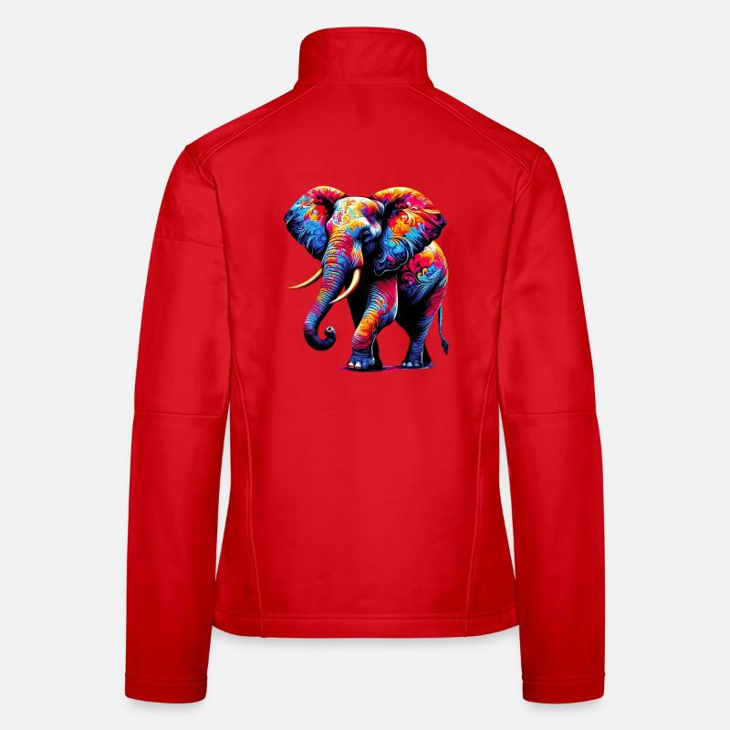 Éléphant Veste en tissu softshell Femme