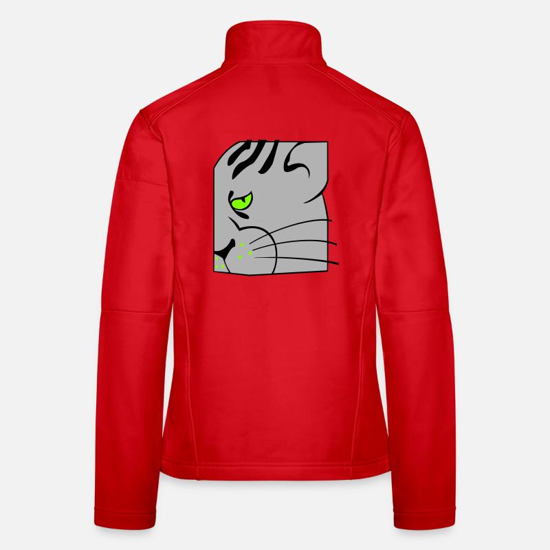 Chat Veste en tissu softshell Femme