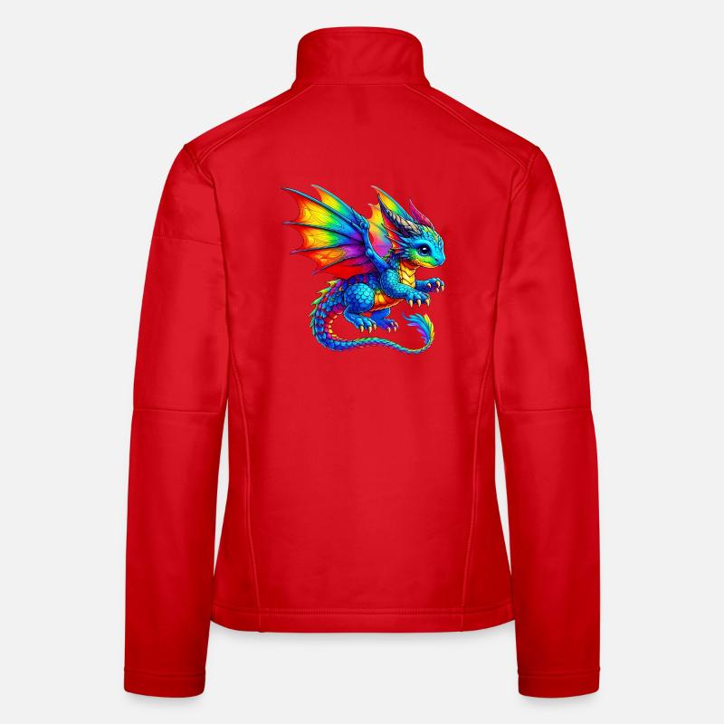 Drache Frauen Softshelljacke
