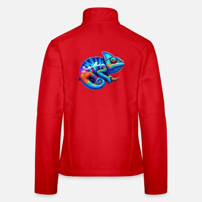 Chamäleon Frauen Softshelljacke